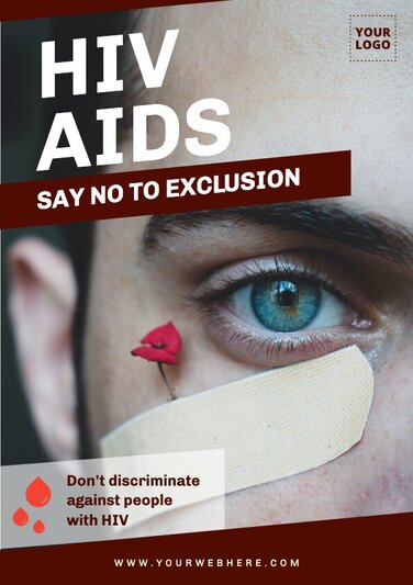 Edit a HIV poster