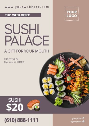 Edit a sushi menu