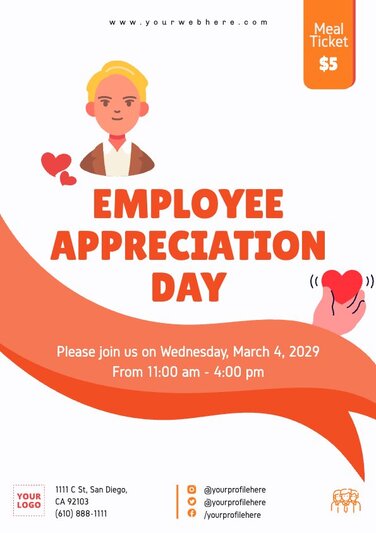Edit an Employee Appreciation Day design