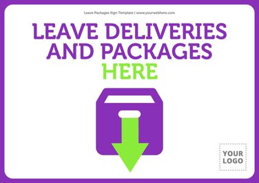 Edit a poster for Deliveries