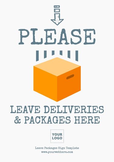 Edit a poster for Deliveries