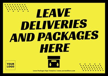 Edit a poster for Deliveries