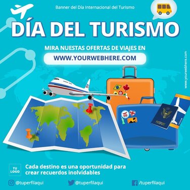 Edita un flyer de Turismo