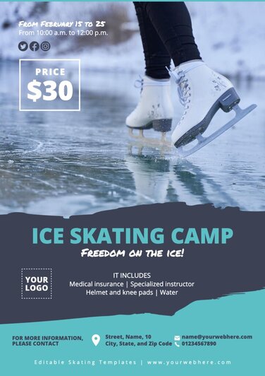Edit a Skating poster