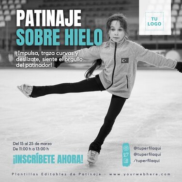 Edita plantillas de Patinaje