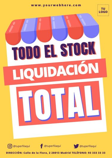 Carteles De Liquidación Para Tu Negocio 0428