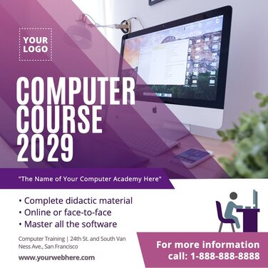 Free Computer Training Flyer Templates