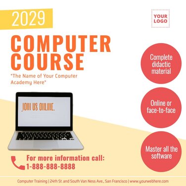 Free Computer Training Flyer Templates
