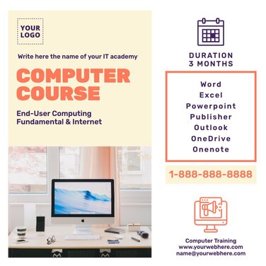 Free Computer Training Flyer Templates