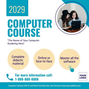 Free Computer Training Flyer Templates