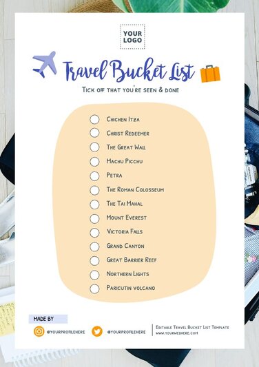 Edit a Travel List