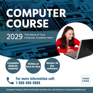 Free Computer Training Flyer Templates