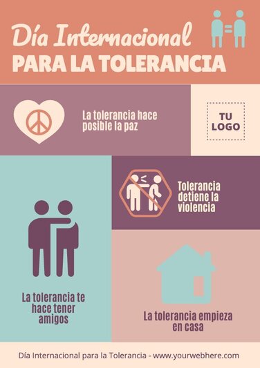 Edita un cartel de Tolerancia