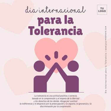 Edita un cartel de Tolerancia