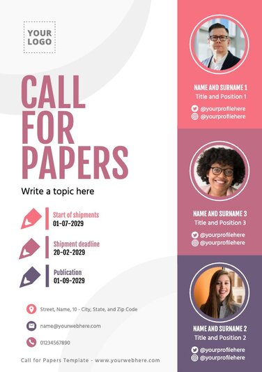 Edit a Call for Essays poster