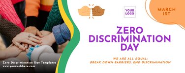 Edit a Zero Discrimination Day banner