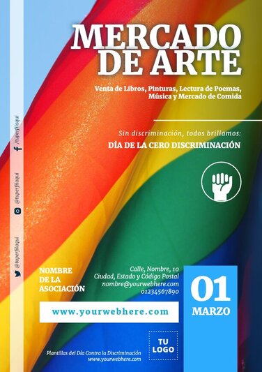 Edita un póster de Cero Discriminación