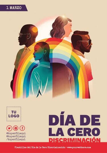 Edita un póster de Cero Discriminación