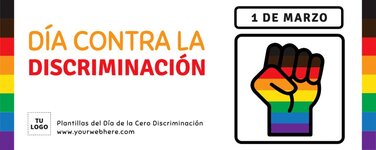 Edita un póster de Cero Discriminación