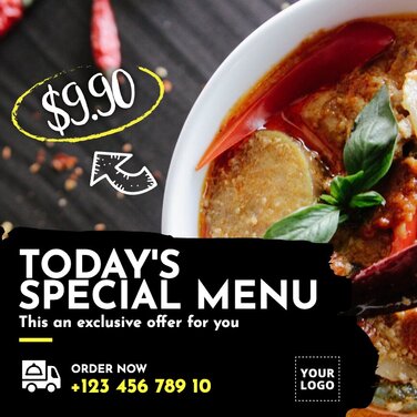 Edit a Special Dish banner