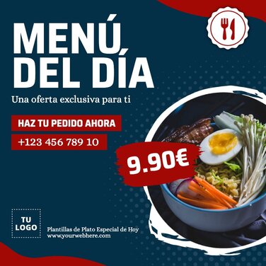 Edita un banner de Plato del Día