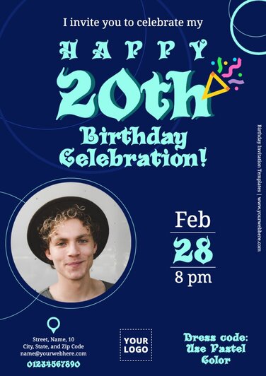 Edit a Birthday invitation