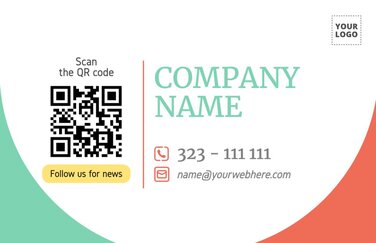 Edit a QR business card
