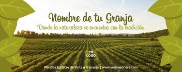 Edita un póster de Visita la Granja