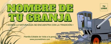 Edita un póster de Visita la Granja