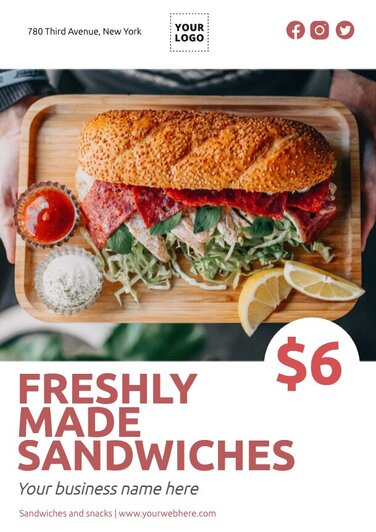 Edit a sandwich banner