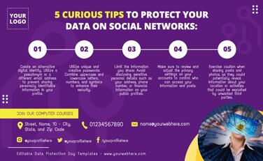 Edit a Data Privacy flyer