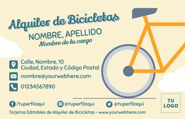 Edita un cartel de Bicicletas