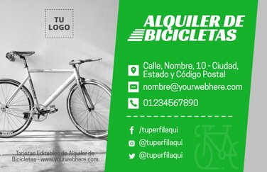 Edita un cartel de Bicicletas