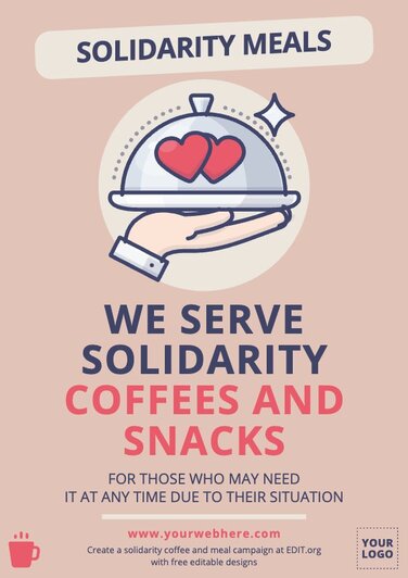 Create designs for solidarity campaigns