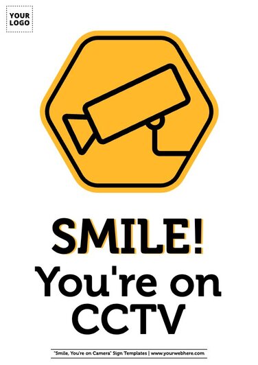 Edit a Smile on Camera sign