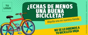 Edita un cartel de Bicicletas