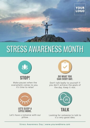 Edit a banner about stress