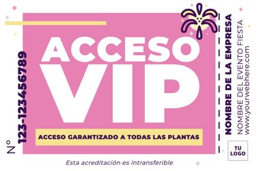 Edita un pase VIP