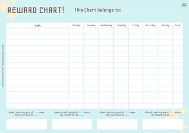 Free Editable Reward Chart Templates