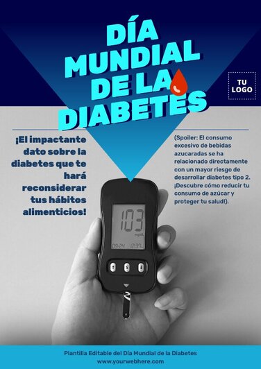 Edita un póster de Diabetes