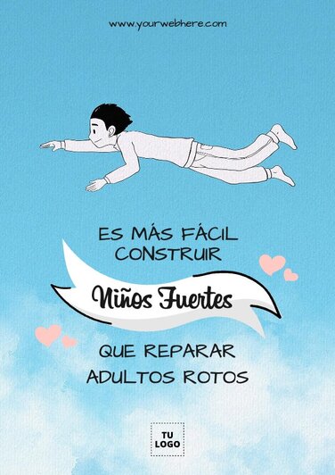 Edita un póster del Día del Niño