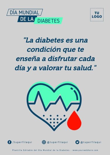 Edita un póster de Diabetes