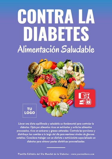 Edita un póster de Diabetes