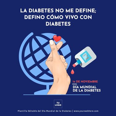 Edita un póster de Diabetes