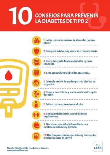 Edita un póster de Diabetes