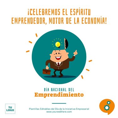 Edita un póster de Emprendimiento