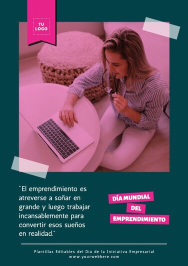 Edita un póster de Emprendimiento