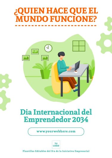 Edita un póster de Emprendimiento