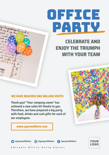 Edit a Company Party poster