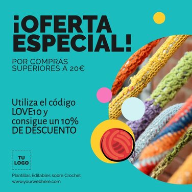 Edita un flyer de Crochet